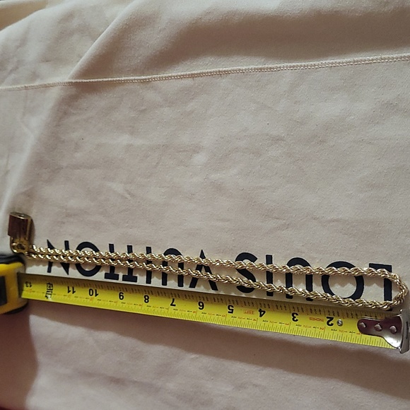 Louis Vuitton # 306 lock 🔐 and key with unbranded chain and bracelet - Picture 5 of 8